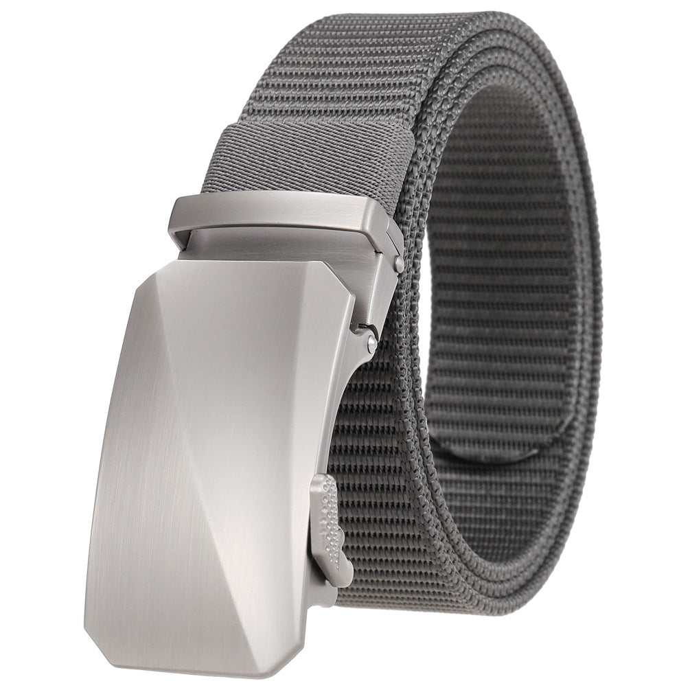 Belter Belt: Tactical Elegant Edition - Stufenloser Stretch-Nylon Gürtel mit Metall-Automatikschnalle