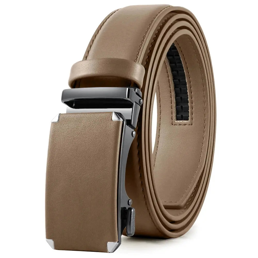 Belter Belt Belter Belt: City Edition - Stufenloser Herrengürtel mit Automatik-Schnalle Gürtel 125-cm-Braun