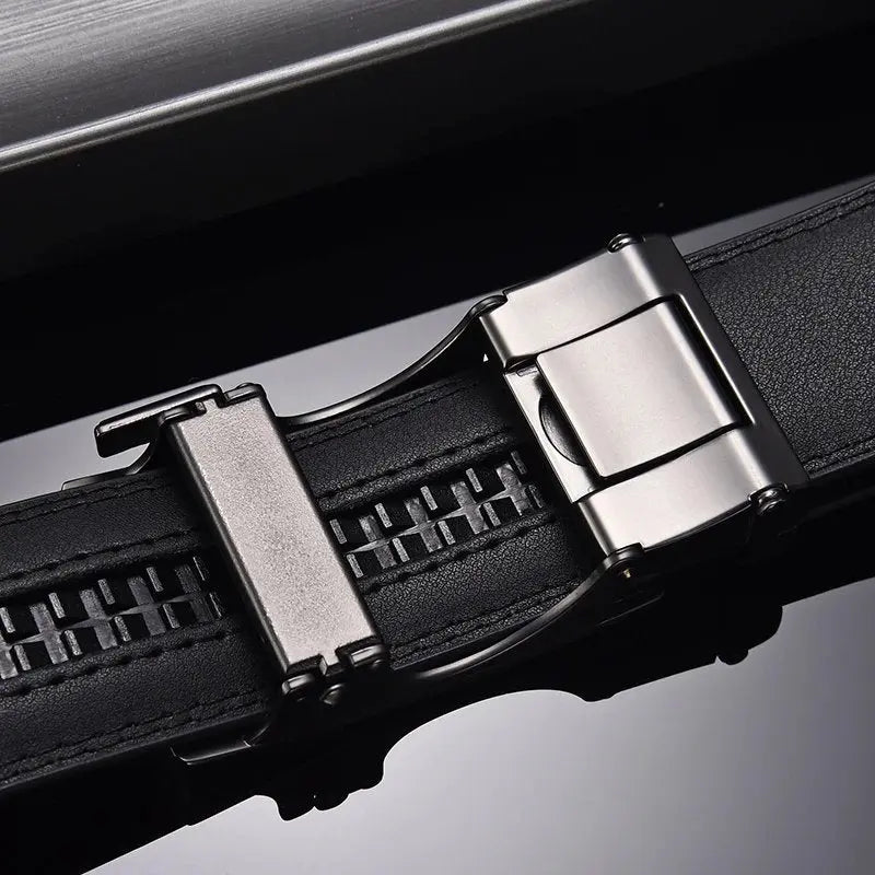 Belter Belt Belter Belt: Classic Edition One - Stufenloser Herrengürtel aus Leder mit Automatik-Schnalle Gürtel