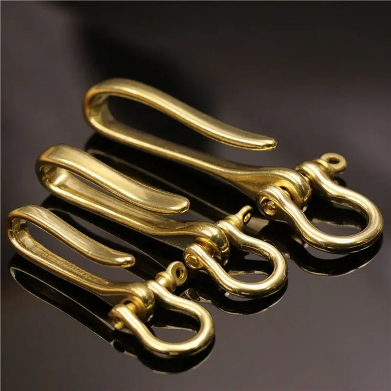 Belt hook for keychain made of brass – Belter Belt