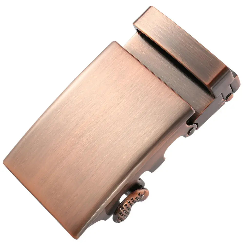 Belter Belt Kupfer - Automatische Gürtelschnalle für stufenlose Herrengürtel Gürtelschnalle