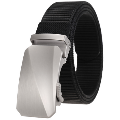Belter Belt: Tactical Edition - Continuously adjustable stretch nylon belt with metal automatic buckle