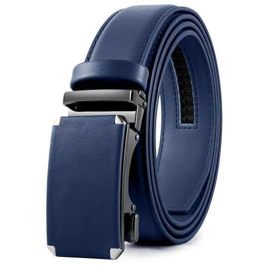 Belter Belt Belter Belt: City Edition - Stufenloser Herrengürtel mit Automatik-Schnalle Gürtel 125-cm-Blau