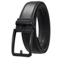 Belter Belt Belter Belt: Retro Black Edition - Stufenloser Herrengürtel aus Leder mit Automatik-Schnalle (Copy) Gürtel Black-125cm