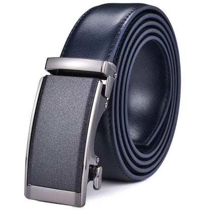 Belter Belt: Elegant Edition - Continuously variable men's belt made of leather with automatic buckle